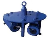 Vibro lining rammer head assembly